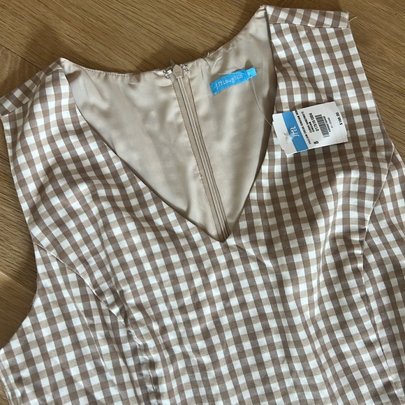 NWT J. Mclaughlin Paulson Gingham Dress 8 - Picture 2 of 8